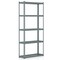 Costway 1/2/3/4 PCS 5-Tier Heavy Duty Storage Shelf Storage Utility Rack Shelf with Anti-tipping Device Grey